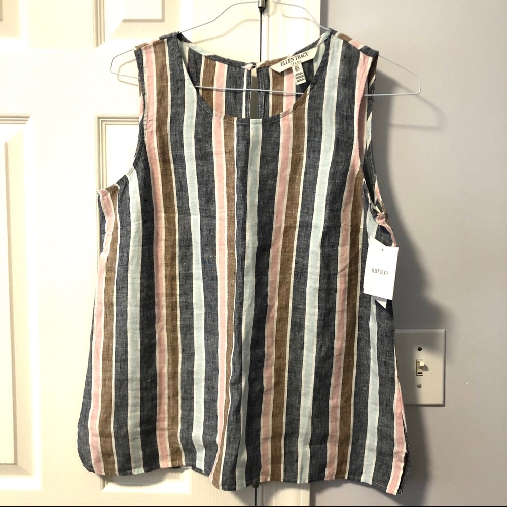 Ellen Tracy Linen top